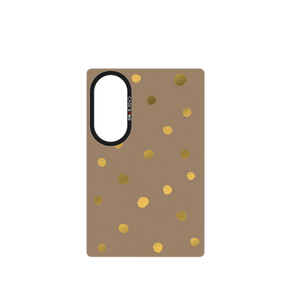 Olive Green Polka Dots Snap-On Case for Galaxy Z Fold8