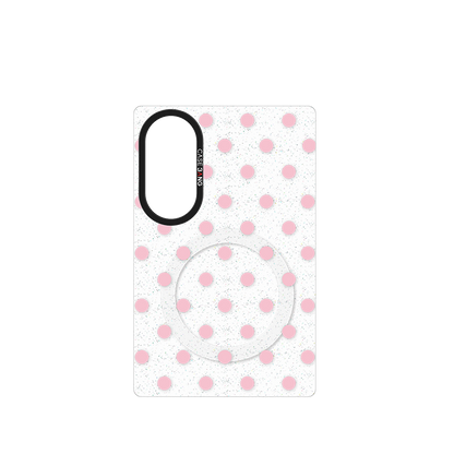 Pink Polka Dots Snap-On Case for Galaxy Z Fold8