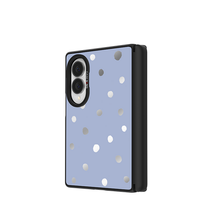 Purple Polka Dots Snap-On Case for Galaxy Z Fold8