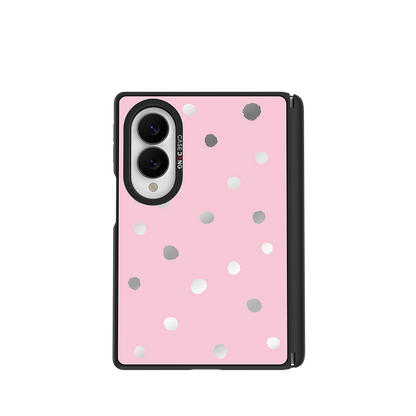 Sweet Pink Polka Dots Snap-On Case for Galaxy Z Fold8