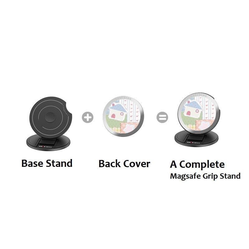 Fresh Cottage MagSafe Grip Stand - CaseBangMagsafe Grip StandCaseBangBase Stand + Back Cover