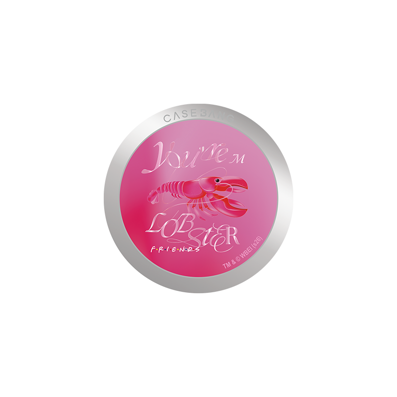 Lobster Pink Grip Stand Back Cover | Friends | CASEBANG