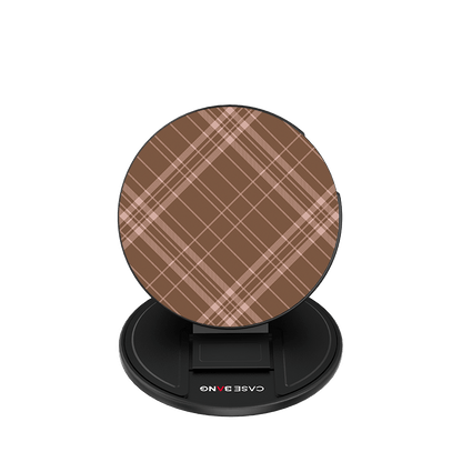 GENTLE PINK BROWN Magsafe Grip Stand - CaseBangMagsafe Grip StandCaseBangBase Stand + Back Cover