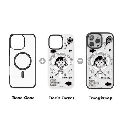 Graffiti Maruko Imagisnap - CaseBangImagisnapCaseBangiPhone 16 Pro MaxBack Cover+Base Case