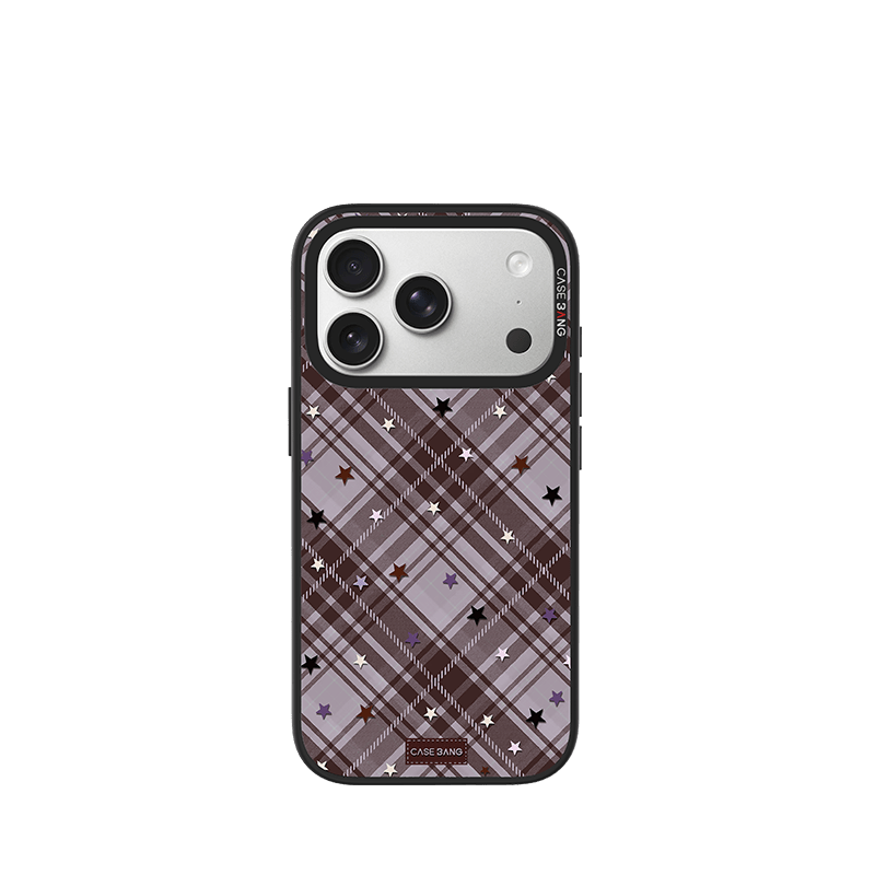 Grape Purple Stars Imagisnap - CaseBangImagisnapCaseBangiPhone 17 Pro MaxBack Cover+Base Case
