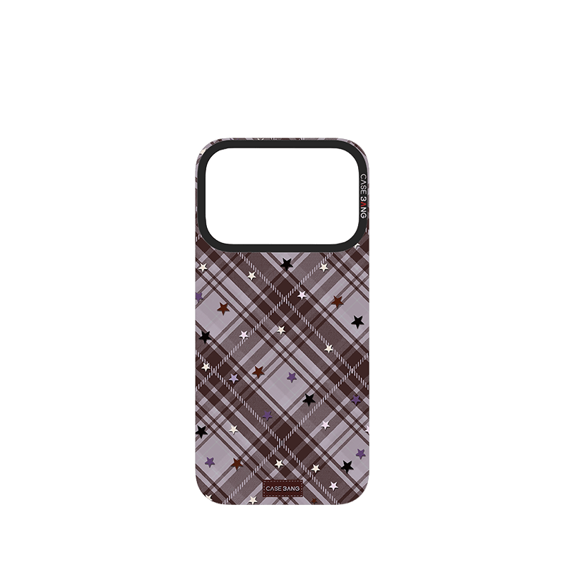 Grape Purple Stars Imagisnap - CaseBangImagisnapCaseBangiPhone 17 Pro MaxBack Cover