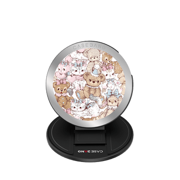 Healing Doll grip stand with base and back cover