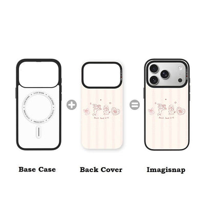 Heart Moment Snap - On Phone Case - CaseBangClear ImagiSnap Case MagSafe CompatibleCaseBangSamsung S25 UltraBack Cover+Base Case