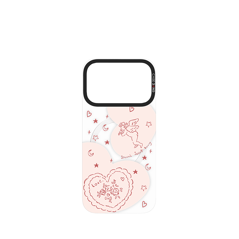 Heart Signal Snap - On Phone Case - CaseBangClear ImagiSnap Case MagSafe CompatibleCaseBangiPhone 17 Pro MaxBack Cover