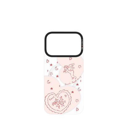 Heart Signal Snap - On Phone Case - CaseBangClear ImagiSnap Case MagSafe CompatibleCaseBangiPhone 17 Pro MaxBack Cover
