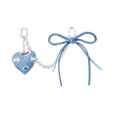 Heartbeat Denim Bag Charm - CaseBangBag CharmCaseBang