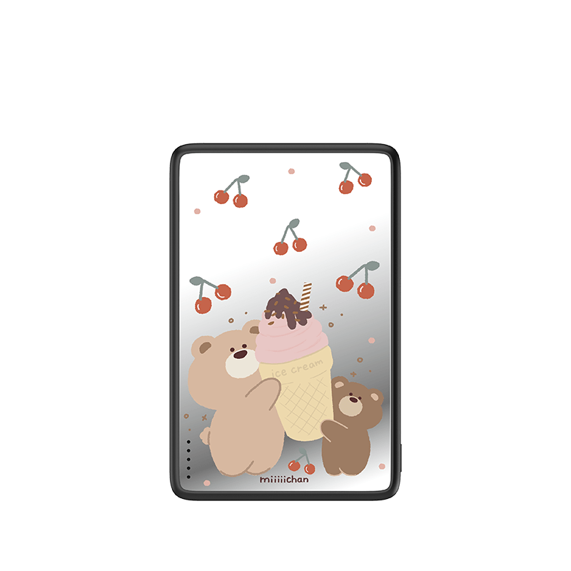 Ice Cream Bear Magnetic Power Bank - CaseBangPower BankCaseBang5000mAh