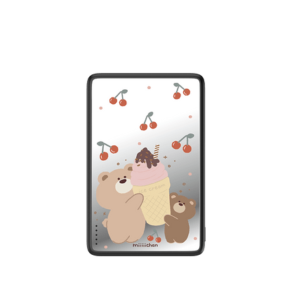 Ice Cream Bear Magnetic Power Bank - CaseBangPower BankCaseBang5000mAh