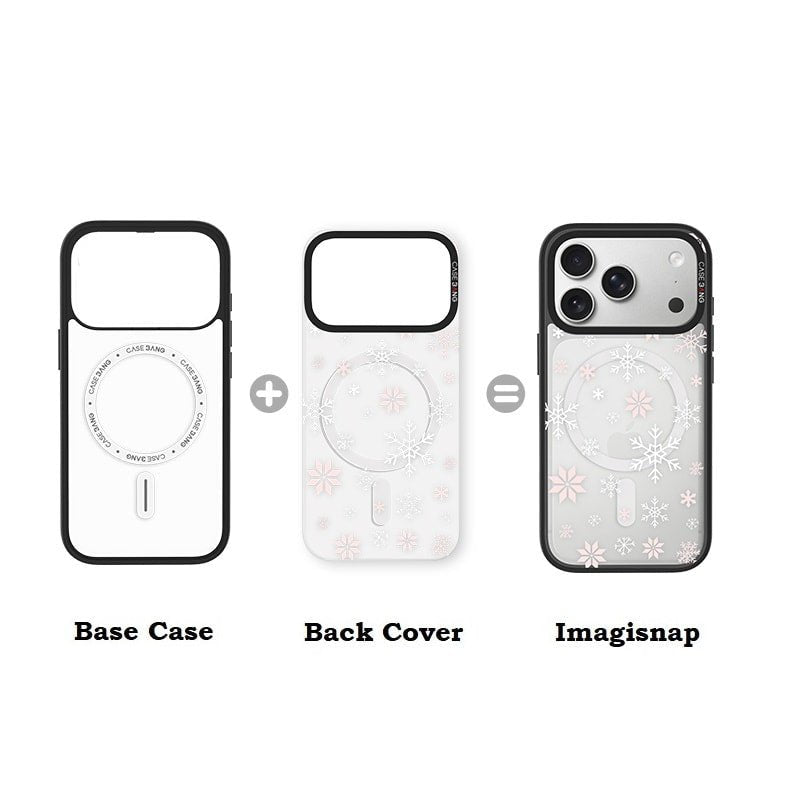 Icy Pink Snowflake Imagisnap - CaseBangImagisnapCaseBangSamsung S25 UltraBack Cover+Base Case