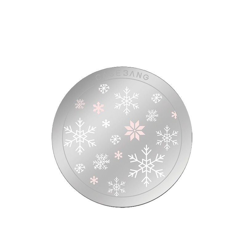 Icy Pink Snowflake MagSafe Grip Stand - CaseBangMagsafe Grip StandCaseBangBack Cover