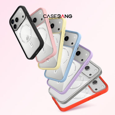 ImagiSnap MagSafe Snap-On Base Case for iPhone - CaseBang Airbag Drop Protection