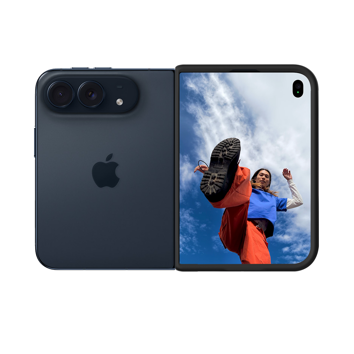 iPhone Duo Front Frame Only - Dark Phone