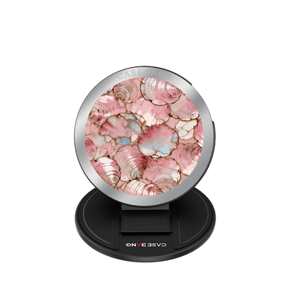 Iridescent Butterfly Shell Magnetic Grip Stand - CaseBangMagsafe Grip StandCaseBangBase Stand+ Back Cover