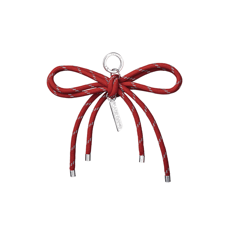 Knitted Bow - Shaped Pendant - CaseBangPendantCaseBangAnkara Red