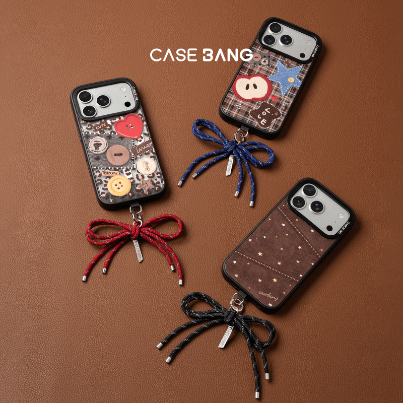 Knitted Bow - Shaped Pendant - CaseBangPendantCaseBangClassic Black