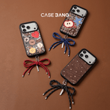 Knitted Bow - Shaped Pendant - CaseBangPendantCaseBangClassic Black