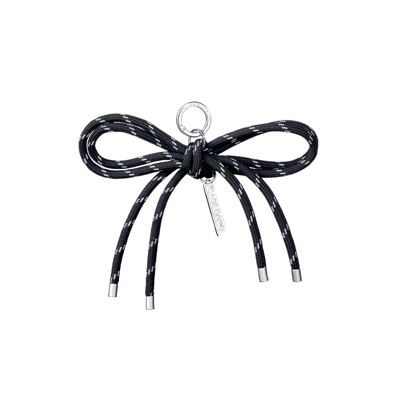 Knitted Bow - Shaped Pendant - CaseBangPendantCaseBangClassic Black