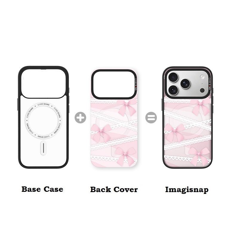 Lace Bow Imagisnap - CaseBangImagisnapCaseBangSamsung S25 UltraBack Cover+Base Case