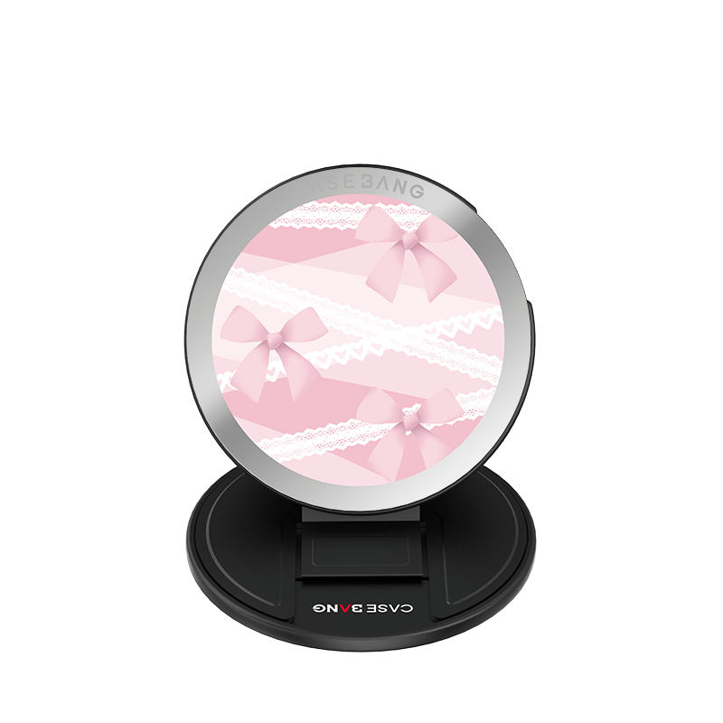 Lace Bow MagSafe Grip Stand - CaseBangMagsafe Grip StandCaseBangBase Stand + Back Cover