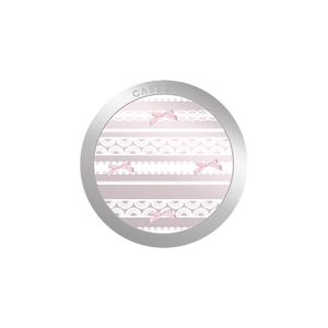Lace Stripe Pink stand back cover