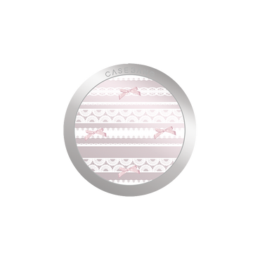 Lace Stripe Pink stand back cover