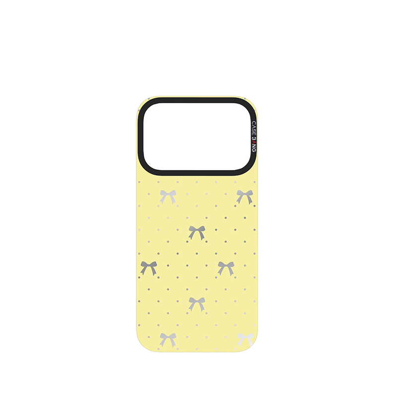 Lemon Yellow Bow Imagisnap - CaseBangImagisnapCaseBangiPhone 17 Pro MaxBack Cover