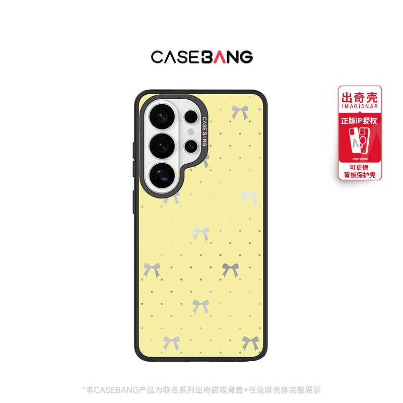 Lemon Yellow Bow Imagisnap - CaseBangImagisnapCaseBangSamsung S26Back Cover+Base Case