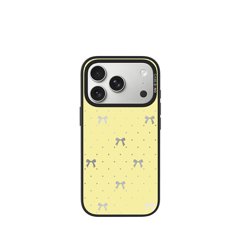 Lemon Yellow Bow Snap-On Case – CASEBANG
