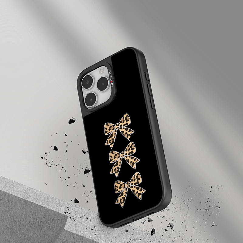 Leopard Print Bow Unijoy - CaseBangUnijoyCaseBangiPhone 16