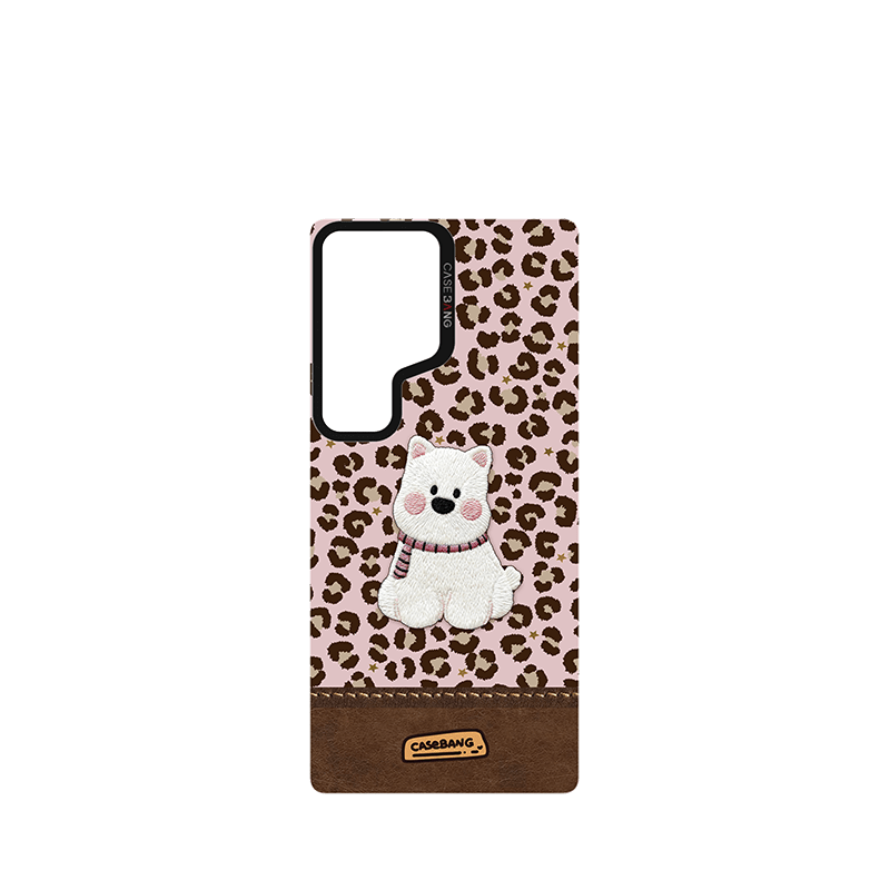 Leopard - Print Puppy Imagisnap - CaseBangImagisnapCaseBangSamsung S25 UltraBack Cover