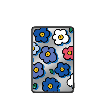 Little Blue Flower Magnetic Power Bank - CaseBangPower BankCaseBang5000mAh