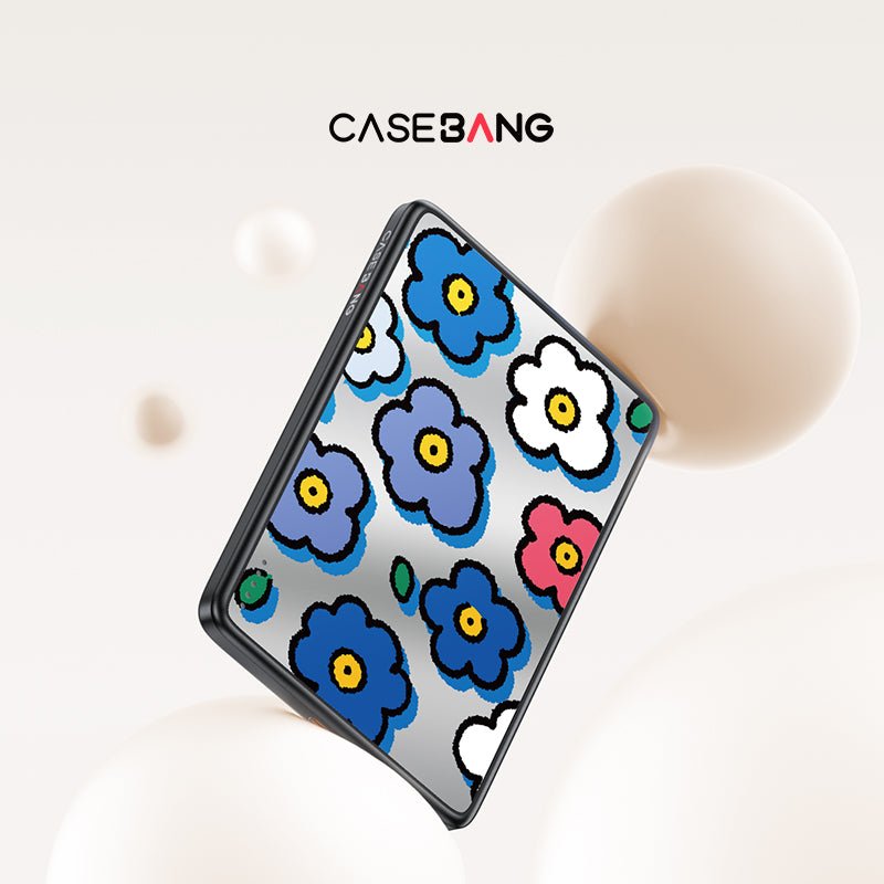 Little Blue Flower Magnetic Power Bank - CaseBangPower BankCaseBang5000mAh
