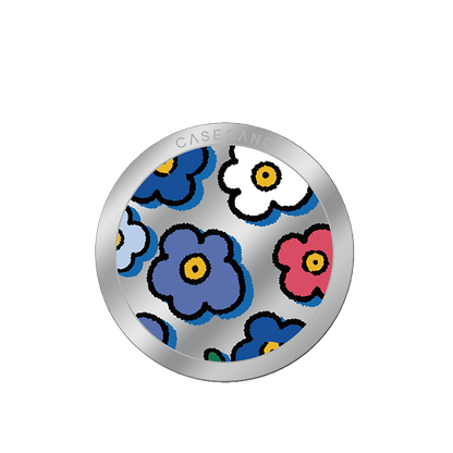 Little Blue Flower MagSafe Grip Stand - CaseBangMagsafe Grip StandCaseBangBack Cover