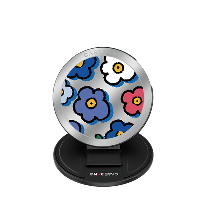 Little Blue Flower MagSafe Grip Stand - CaseBangMagsafe Grip StandCaseBangBase Stand + Back Cover