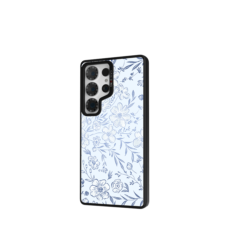 Little Blue Flowers Imagisnap - CaseBangImagisnapCaseBangSamsung S25 UltraBack Cover+Base Case