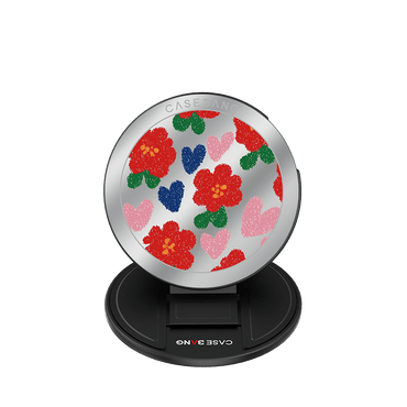 Little Red Flower MagSafe Grip Stand - CaseBangMagsafe Grip StandCaseBangBase Stand + Back Cover