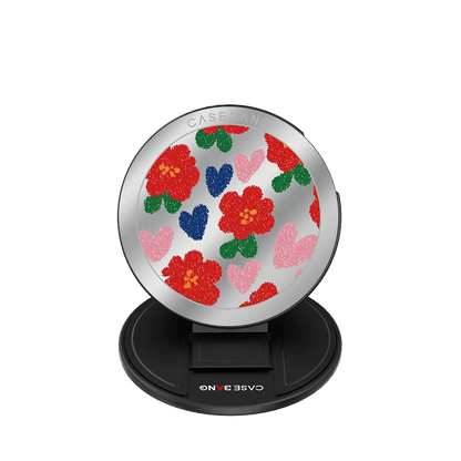 Little Red Flower MagSafe Grip Stand - CaseBangMagsafe Grip StandCaseBangBase Stand + Back Cover