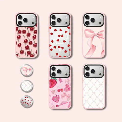 Cherry Bow Snap-On Phone Case Cover