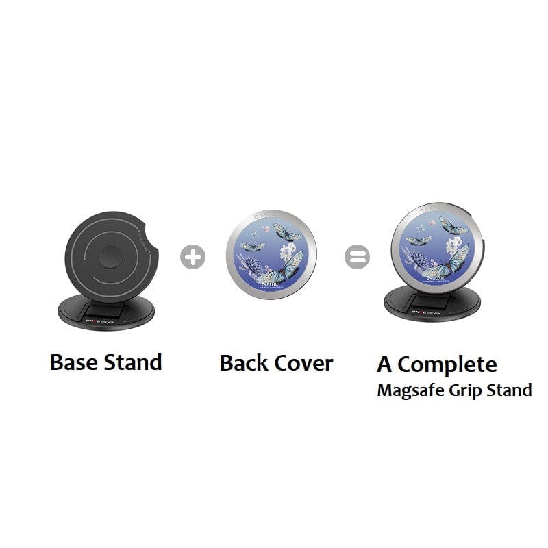 Love Of Butterfly MagSafe Grip Stand - CaseBangMagsafe Grip StandCaseBangBase Stand + Back Cover