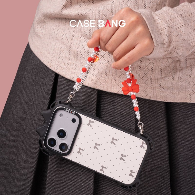 Lovely Bow Phone Hand Charm - CaseBangHand CharmCaseBangPink