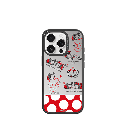 Mickey& Minnie Polka Love Imagisnap - CaseBangImagisnapCaseBangiPhone 16 Pro MaxBack Cover