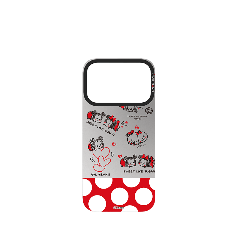 Mickey& Minnie Polka Love Imagisnap - CaseBangImagisnapCaseBangiPhone 17 ProBack Cover
