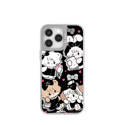 Mikko illustration Silver Unijoy - CaseBangUnijoyCaseBangFashion MikkoiPhone 14 Pro