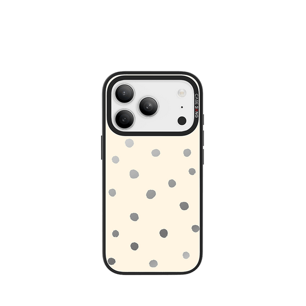 Milkshake White Polka Dots Imagisnap - CaseBangImagisnapCaseBangiPhone 17 ProBack Cover