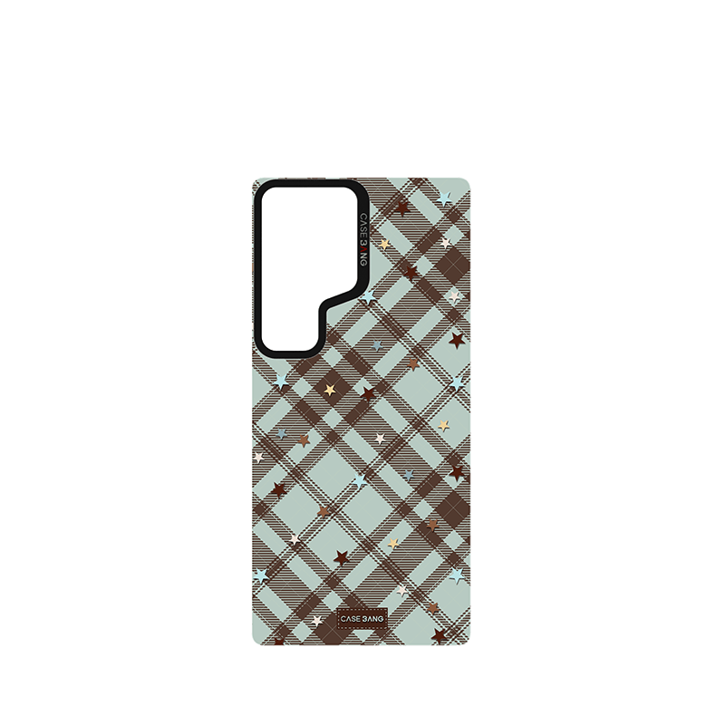 Mint Choco Stars Imagisnap - CaseBangImagisnapCaseBangSamsung S25 UltraBack Cover